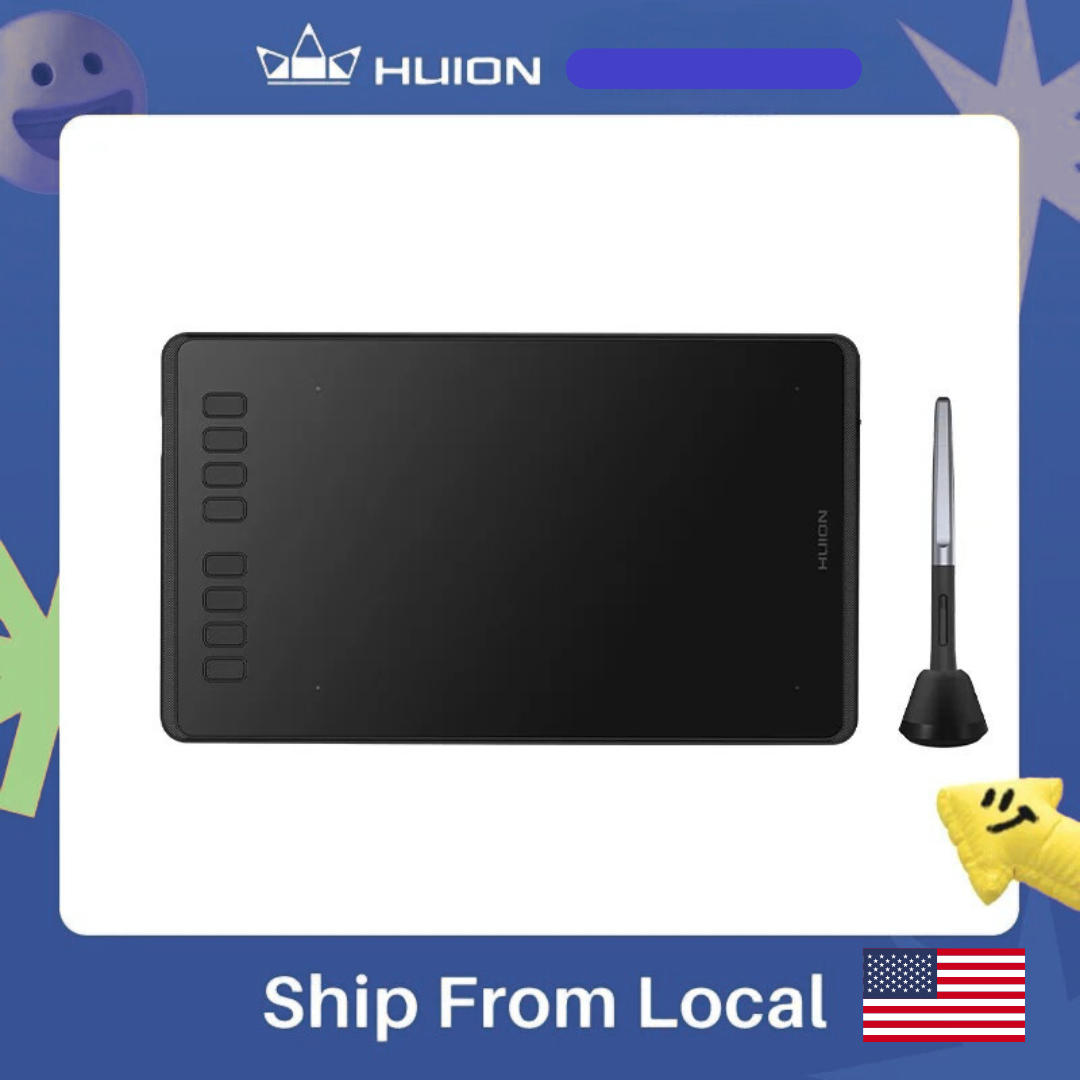 H1161 Digital Graphic Drawing Tablet, Battery-free Pen Stylus, Android Support