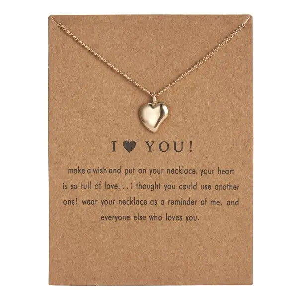 New Trendy Alloy Cute Elegant Sun Star Leaves Bird Butterfly Heart Luck Pendant Necklaces for Women Fashion Accessories Jewelry