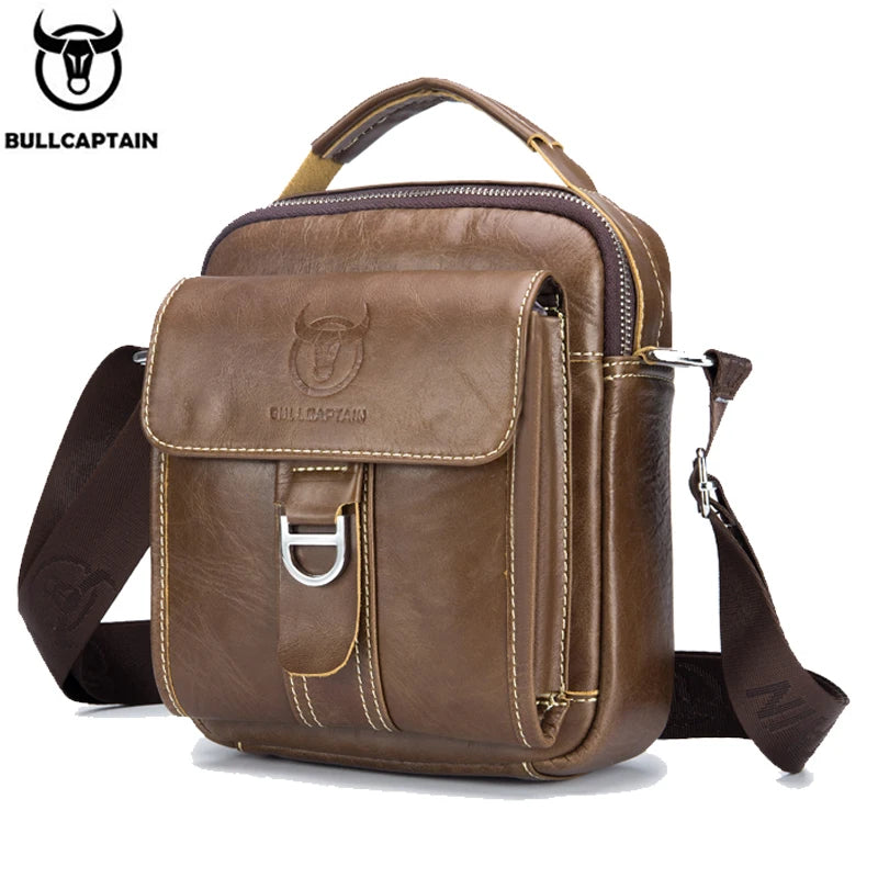 BULLCAPTAIN Men Shoulder Bag Classic Brand Men Bag Vintage Style Casual Men Messenger Bags Promotion Crossbody Bag Male Hot Sell