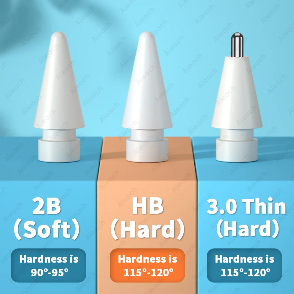 Apple Pencil Tips 1st 2nd Gen 2B HB Thin Nibs Double Layer Long-Lasting Use