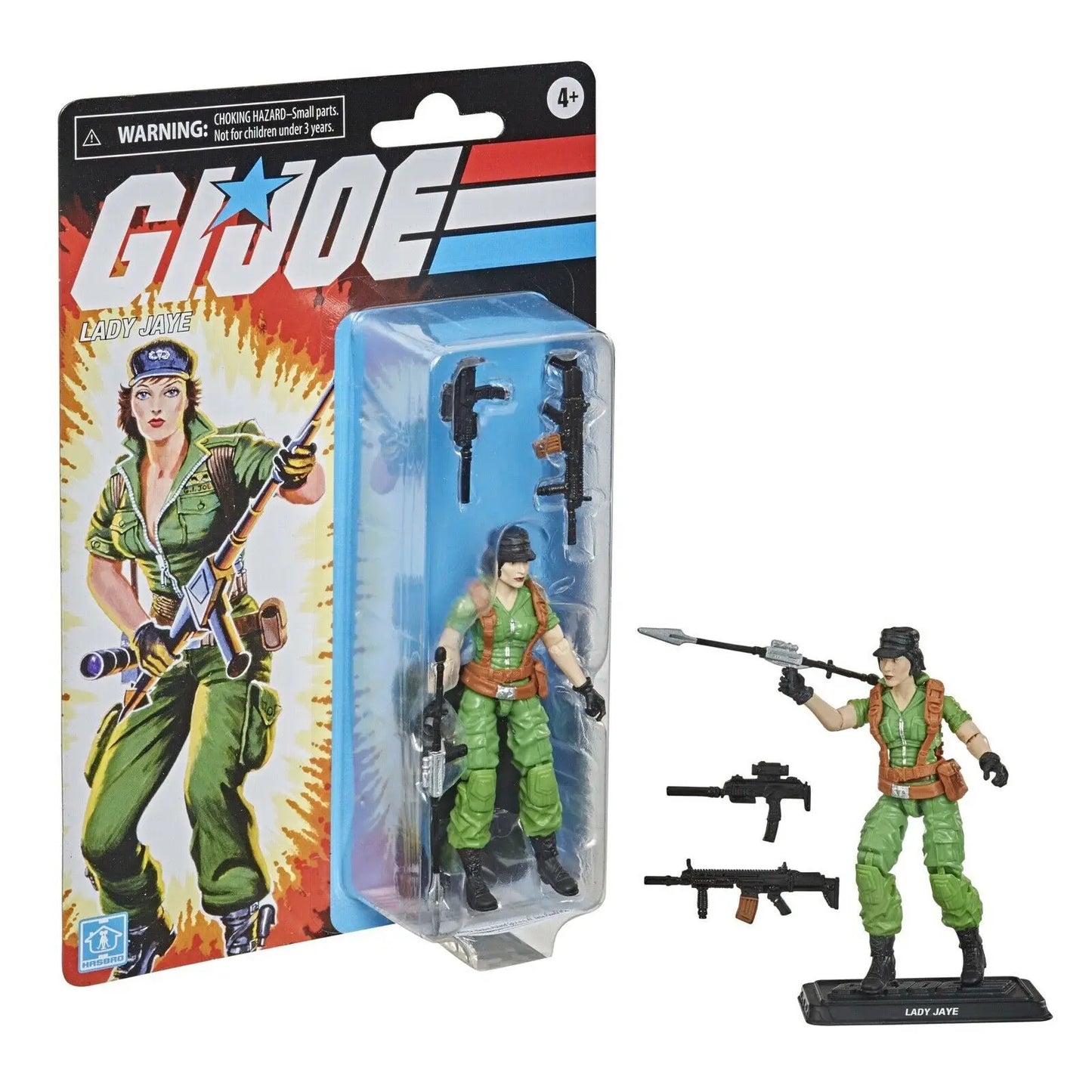 Original Collection 3.75" GI Joe Cobra Commander Lady Jaye Duke Action Figure