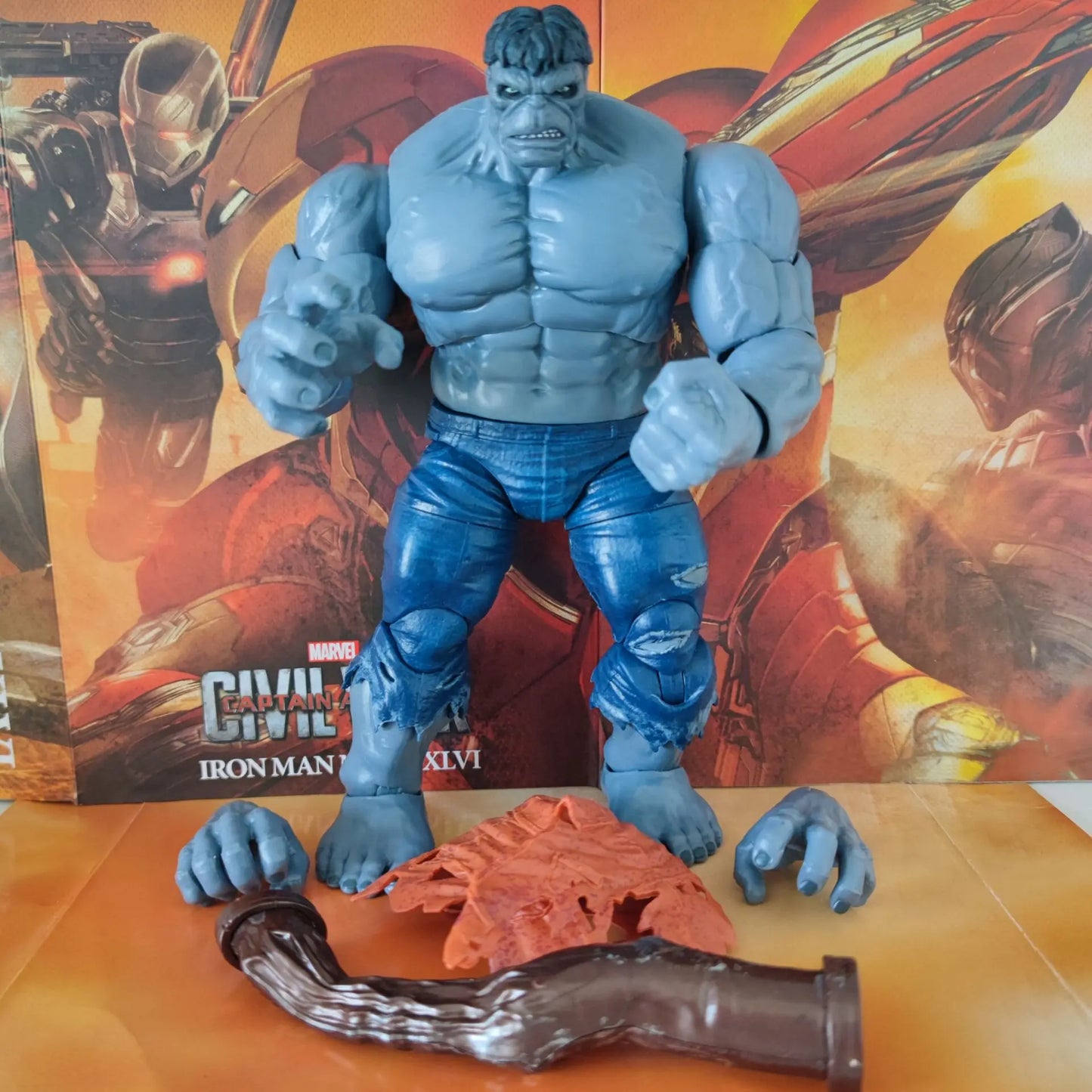Marvel Legends 80th Anniversary Incredible Hulk Gray 8" Loose Action Figure
