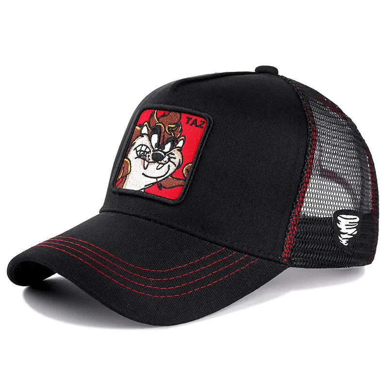 Hot Sale Anime Cartoon Cap High Quality Patch Draw Baseball Cap Men Trucker Hats