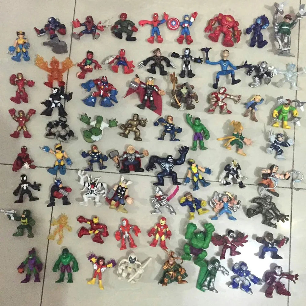 Lot of 10 Pcs Super Hero Marvel Squad Avenger Action Figure TOY