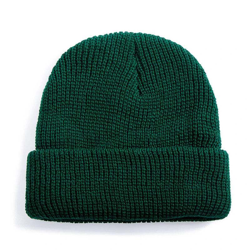 Daily Fisherman Beanie Hat Unisex Sailor Style Autumn Beanie Ribbed Knitted Hat
