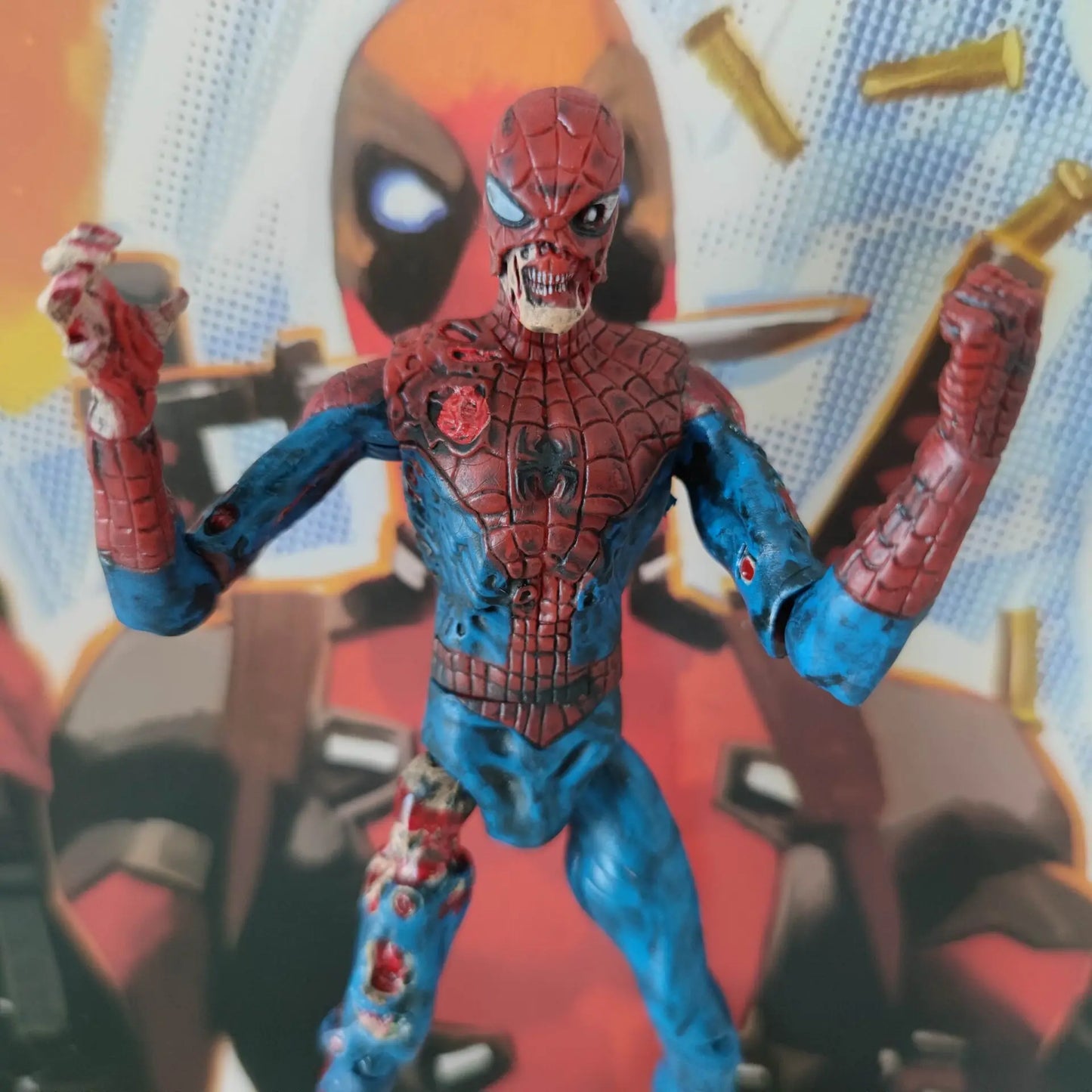Toybiz Marvel Select Diamond DST Zombie Spiderman 7"  Action Figure Rare