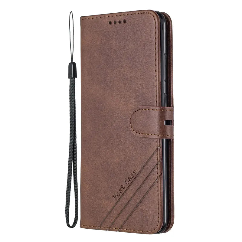 Leather Flip Phone Case, Samsung Galaxy X 4 4S G390F G398F Magnetic Stand Wallet