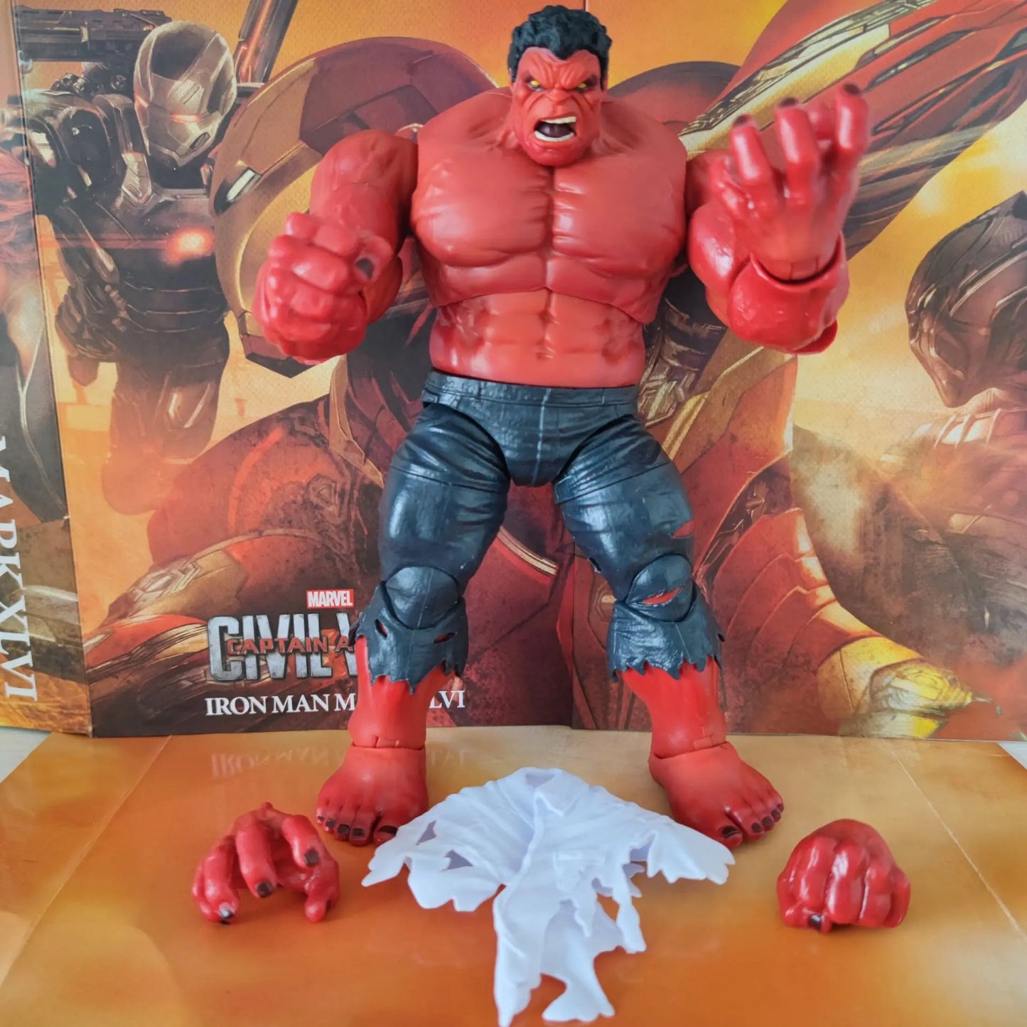Marvel Legends Red Increcible Hulk Target Exclusive 8" Loose Action Figure