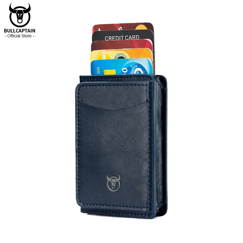 2022 Men And Women Aluminum Cash ID Card Holder RFID Blocking Automatic Pop Up Credit Card Wallets Mobile Phone Holder Card Bag