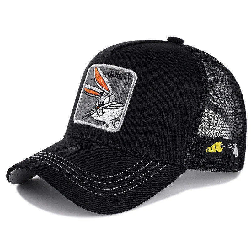 Hot Sale Anime Cartoon Cap High Quality Patch Draw Baseball Cap Men Trucker Hats