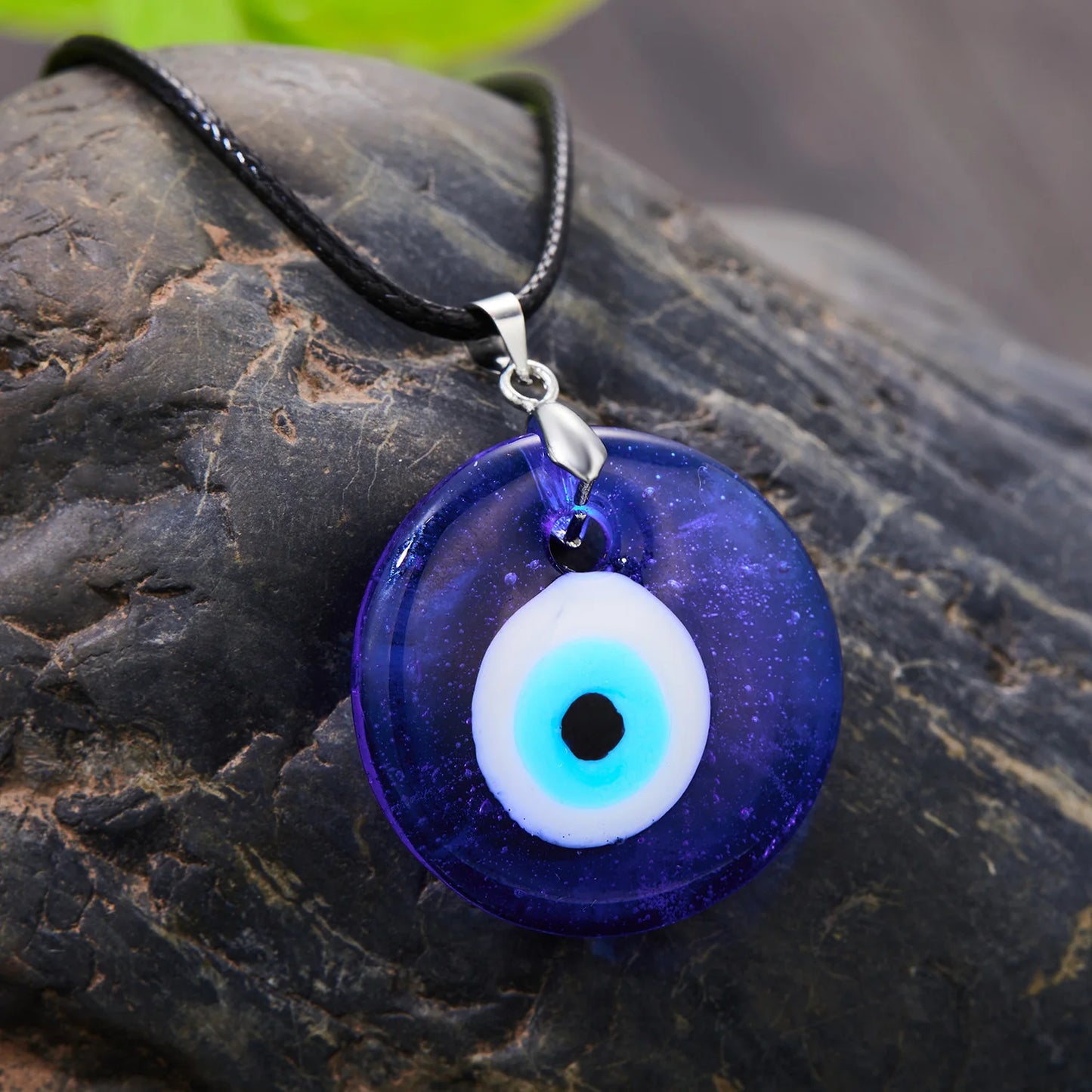Vintage Turkish Evil Eye Pendant Choker Necklace Lucky Blue Evil Eyes Clavicle Chain Necklace Party Jewelry For Women Girls Gift