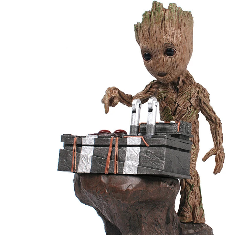 Marvel Guardians of The Galaxy Groot Model Avengers Tree Man PVC Anime Figure