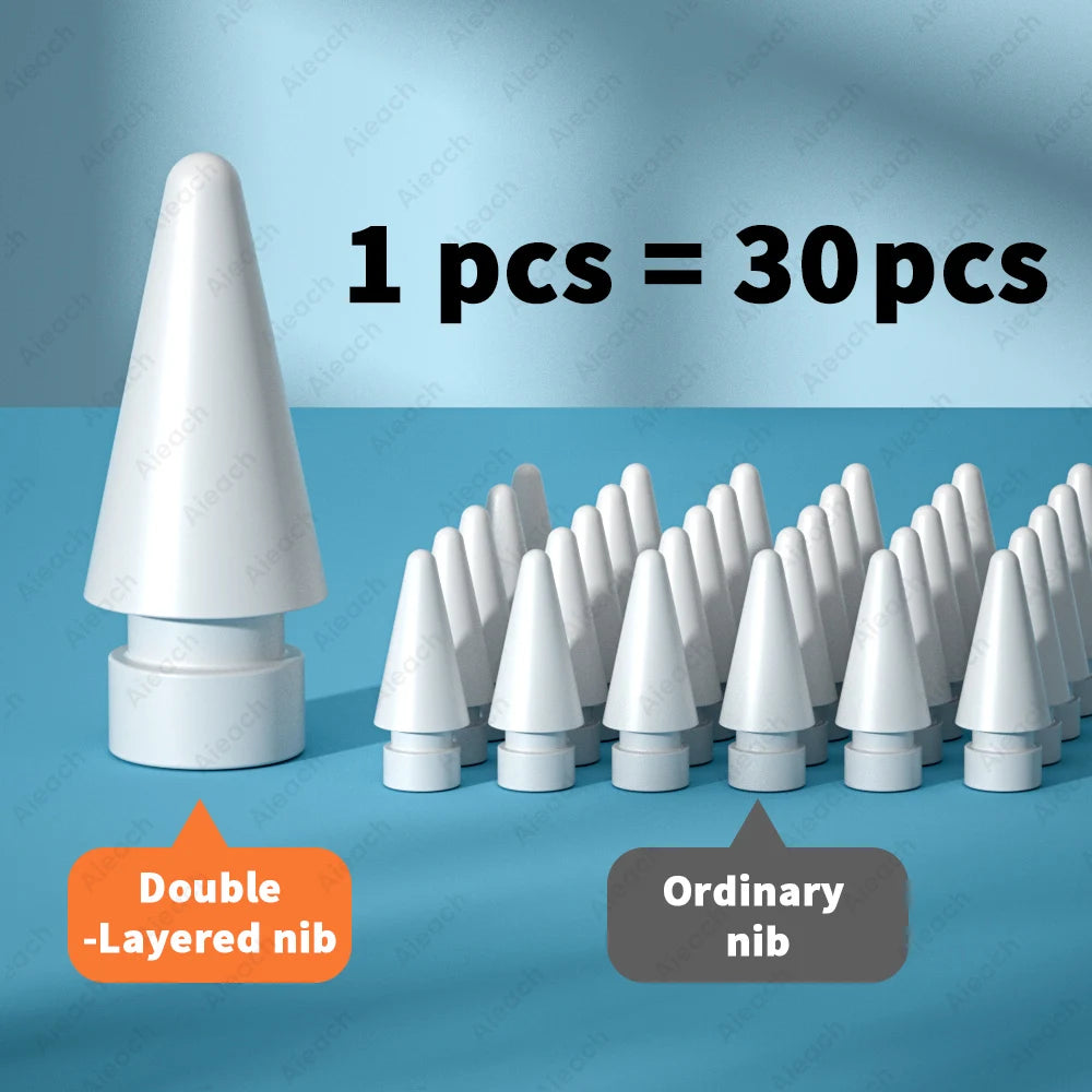 Apple Pencil Tips 1st 2nd Gen 2B HB Thin Nibs Double Layer Long-Lasting Use