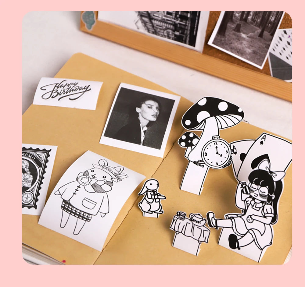 Pink T02 Mini Portable Bluetooth Thermal Printer T02 Sticker Photo Maker Machine