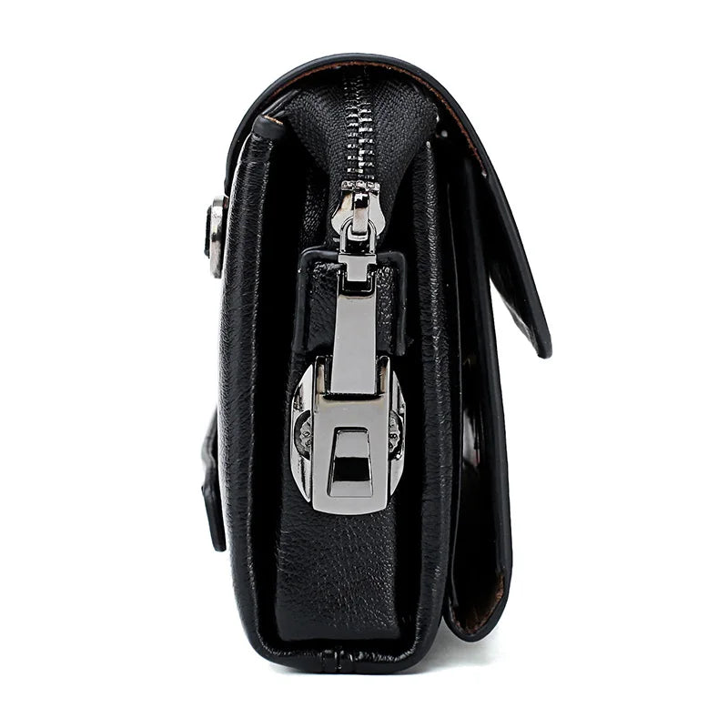 JEEP BULUO Famous Brand Men's Handbags Luxury Bags Phone and Pen Leather Wallets