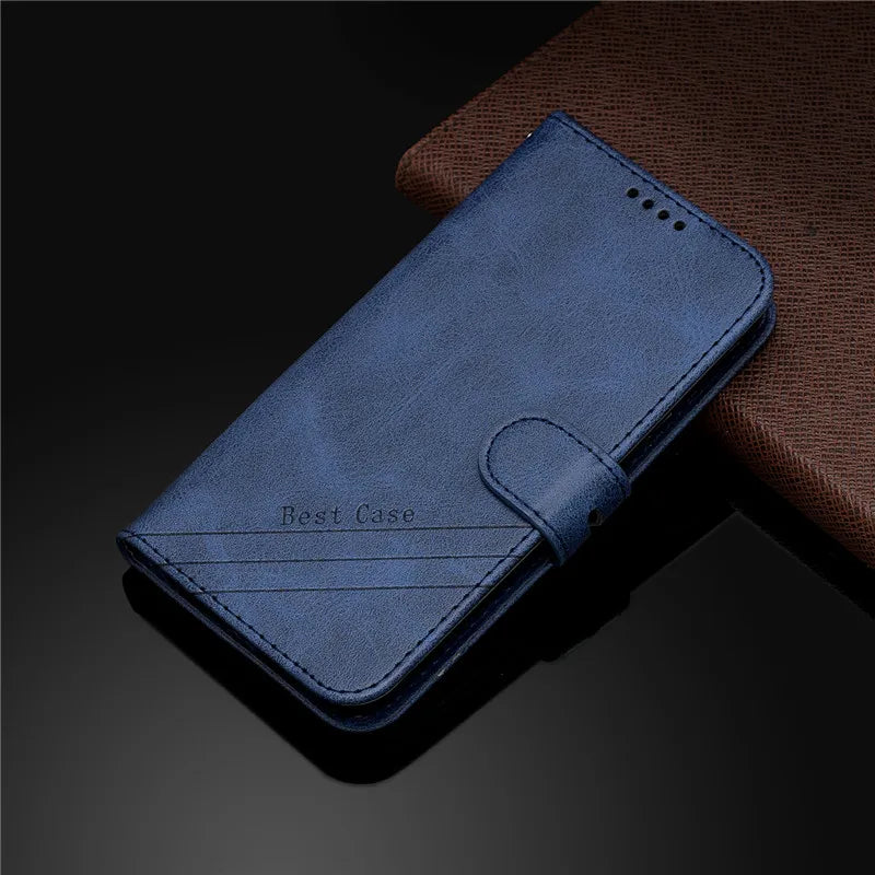 Leather Flip Phone Case, Samsung Galaxy X 4 4S G390F G398F Magnetic Stand Wallet