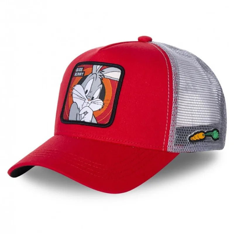 Hot Sale Anime Cartoon Cap High Quality Patch Draw Baseball Cap Men Trucker Hats
