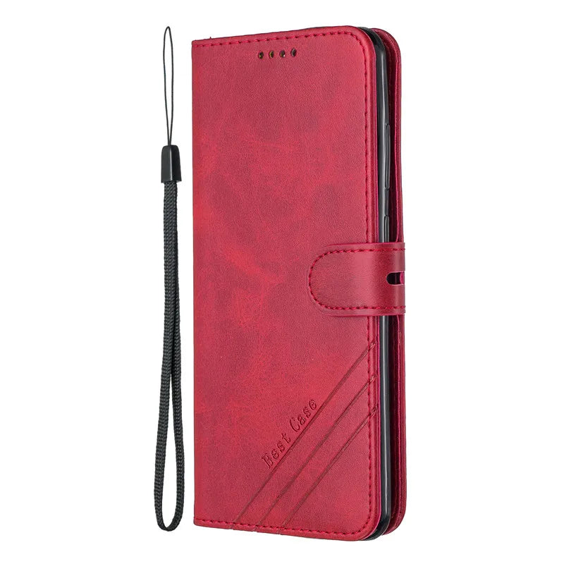 Leather Flip Phone Case, Samsung Galaxy X 4 4S G390F G398F Magnetic Stand Wallet