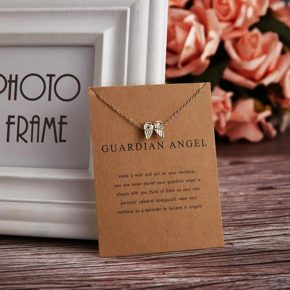 New Fashion Geometry Round Necklace Sun Leaf Cat ear Pendant Gold Color Chain Charm Necklace for Women Party Jewelry Accessories