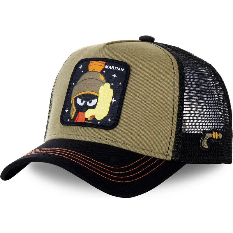 Hot Sale Anime Cartoon Cap High Quality Patch Draw Baseball Cap Men Trucker Hats