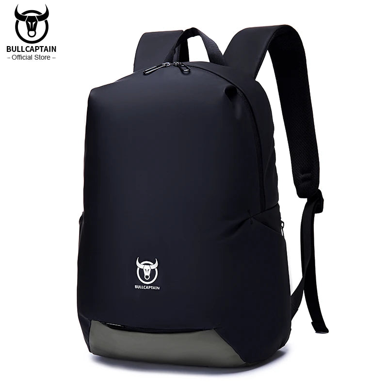 BULLCAPTAIN Men's Fashion Backpack 15.6-in'' Laptop Backpack Male Anti-theft Waterproof School Backpack Man Business Travel Bag