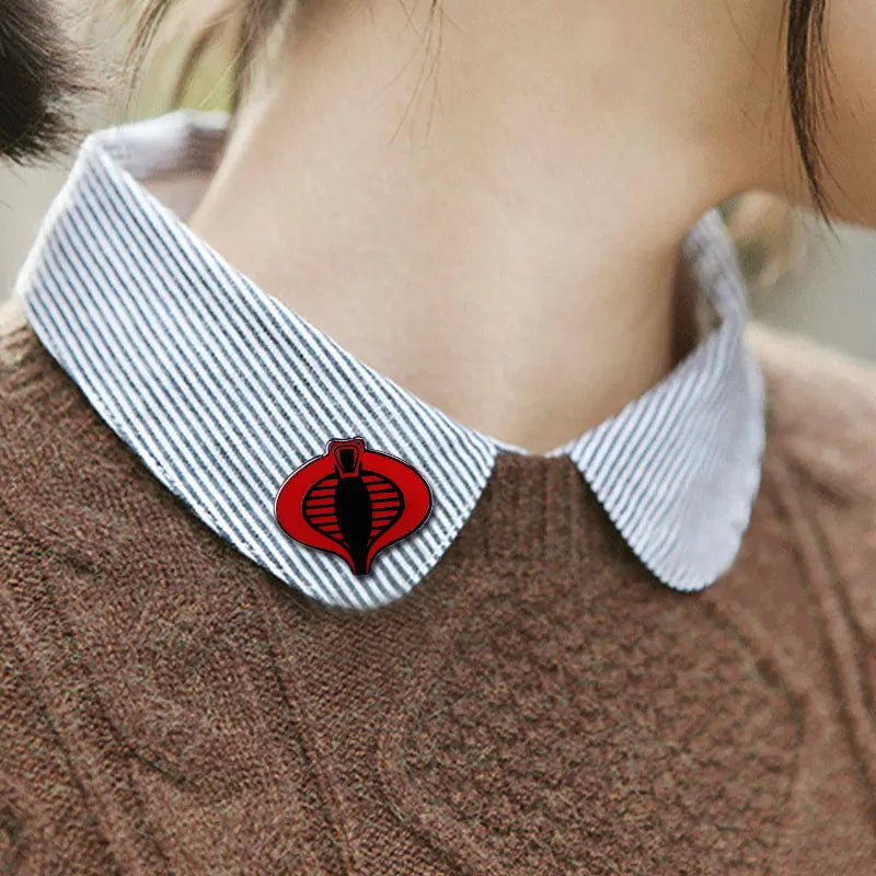 GI Joe Cobra symbol badge movie jewelry accessories