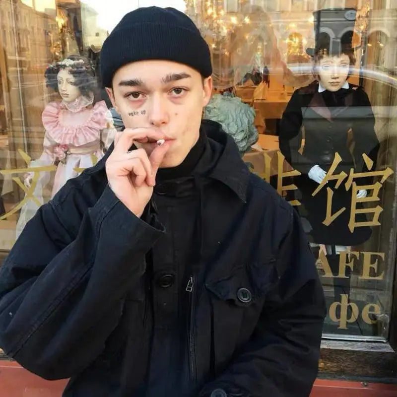 Daily Fisherman Beanie Hat Unisex Sailor Style Autumn Beanie Ribbed Knitted Hat