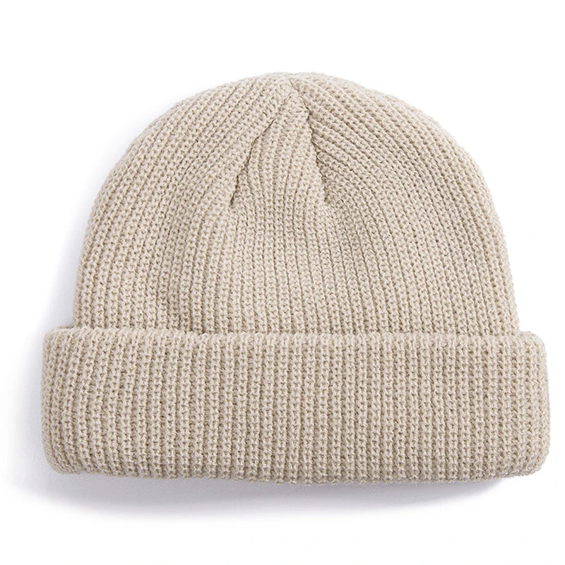 Daily Fisherman Beanie Hat Unisex Sailor Style Autumn Beanie Ribbed Knitted Hat