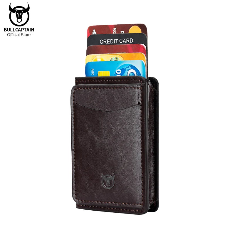 2022 Men And Women Aluminum Cash ID Card Holder RFID Blocking Automatic Pop Up Credit Card Wallets Mobile Phone Holder Card Bag