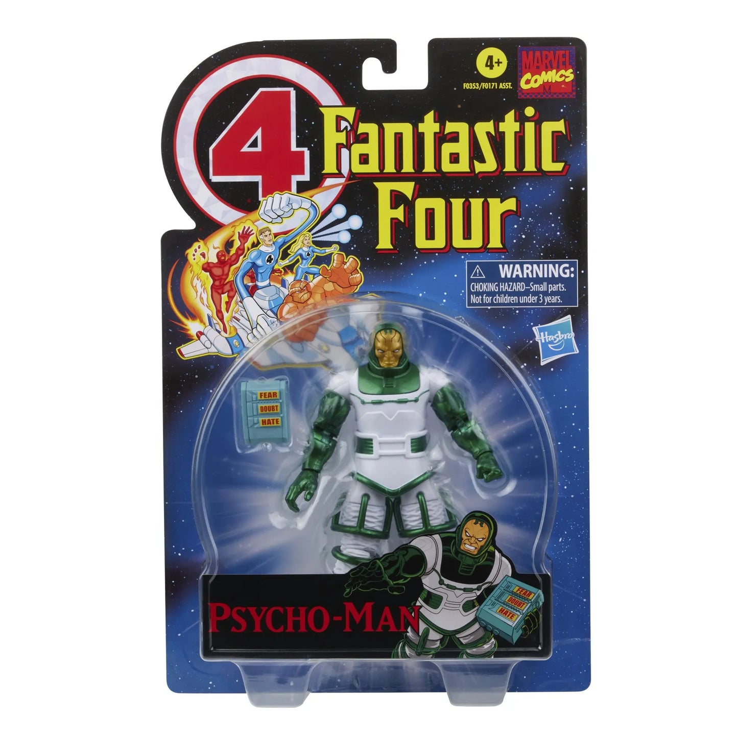 Marvel Legends Fantastic Four Retro Wave The Thing Invicible Woman Mr Fantastic Human Torch Psycho Man 6"Action Figure