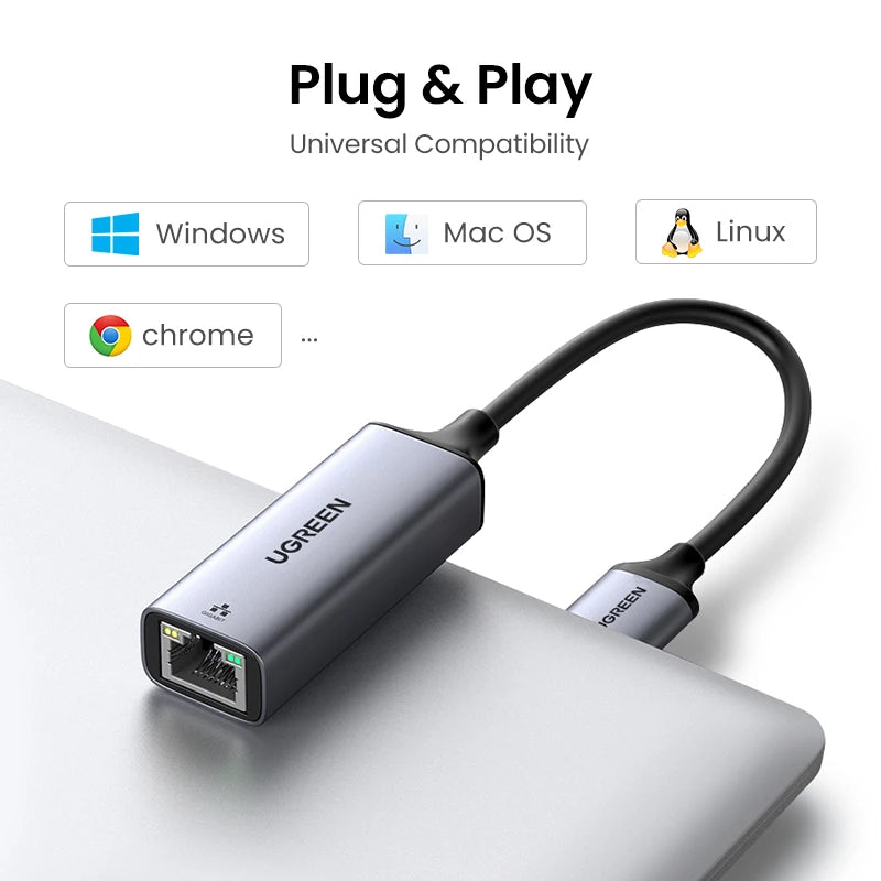 USB Ethernet Adapter USB 3.0 Network Card to USB RJ45 Lan PC Windows 10 Xiaomi