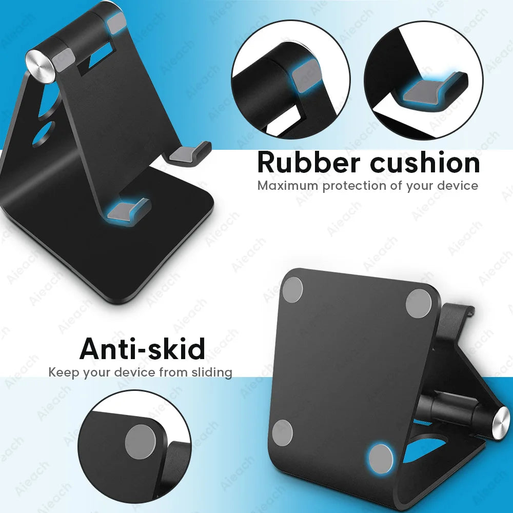 Universal Metal Tablet Stand for iPad Android 7.9–11" Rotation Hold Desk Mount