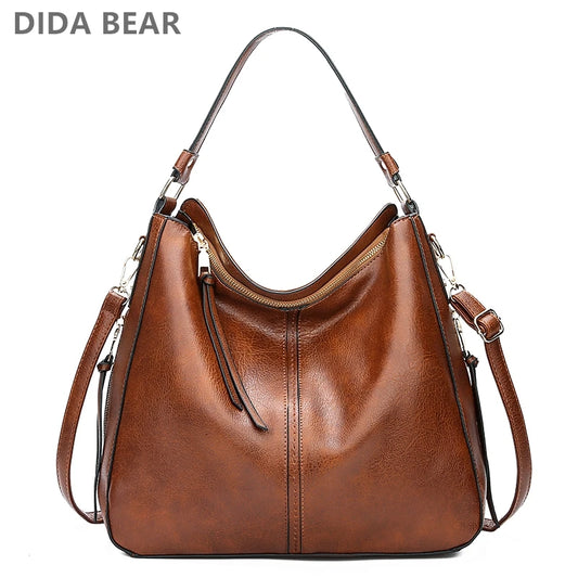 DIDABEAR Bag Leather Women Handbag Female Leisure Shoulder Bag Fashion Purses