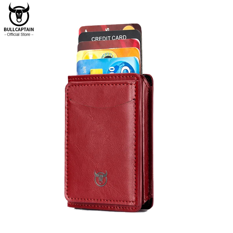 2022 Men And Women Aluminum Cash ID Card Holder RFID Blocking Automatic Pop Up Credit Card Wallets Mobile Phone Holder Card Bag