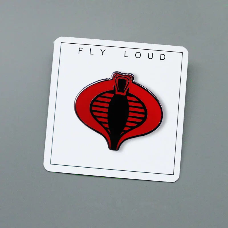 GI Joe Cobra symbol badge movie jewelry accessories