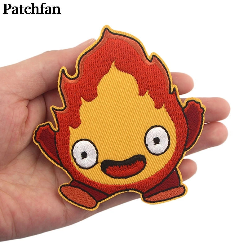 Patchfan cartoon Iron on patches clothing embroideried Patchwork accessories custom badges wholesale A2276