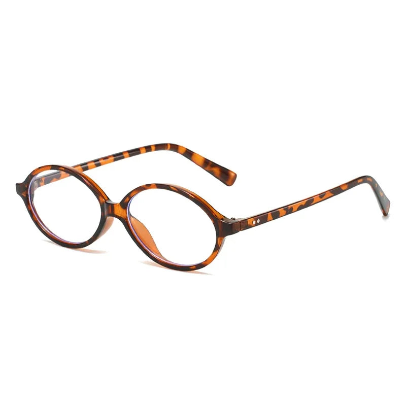 JNPCXI Fashion Small Oval Sunglasses Women Retro Punk Rivets Men Shades UV400