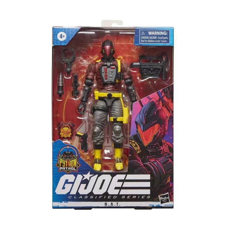 Original Hasbro G.I. Joe Classified Series Python Patrol B.A.T. Action Figure Model Toys Collection