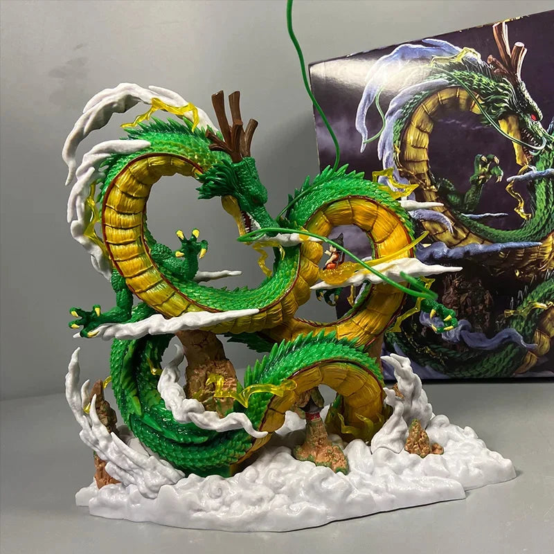 Anime Dragon Ball Z Shenron Figure with kid goku Figurine PVC Action figures GK Statue DBZ Shenlong Collectible Model Toys Gifts