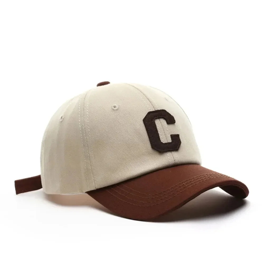 Baseball Cap Hat Fashion Letter C Patch Hat Summer Sun Visors Caps Season Hats