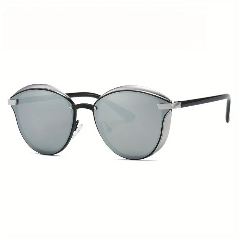 Men's Casual Half Frame Polarized Glasses UV400 Protection TAC Lenses Stylish Square Design Suitable for Daily Wear