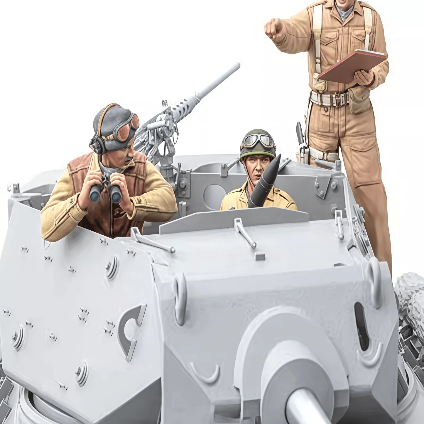 High Quality 1/16 Resin Model Character Kit GK, Tank Member Commander, Unpainted Assembly Kit