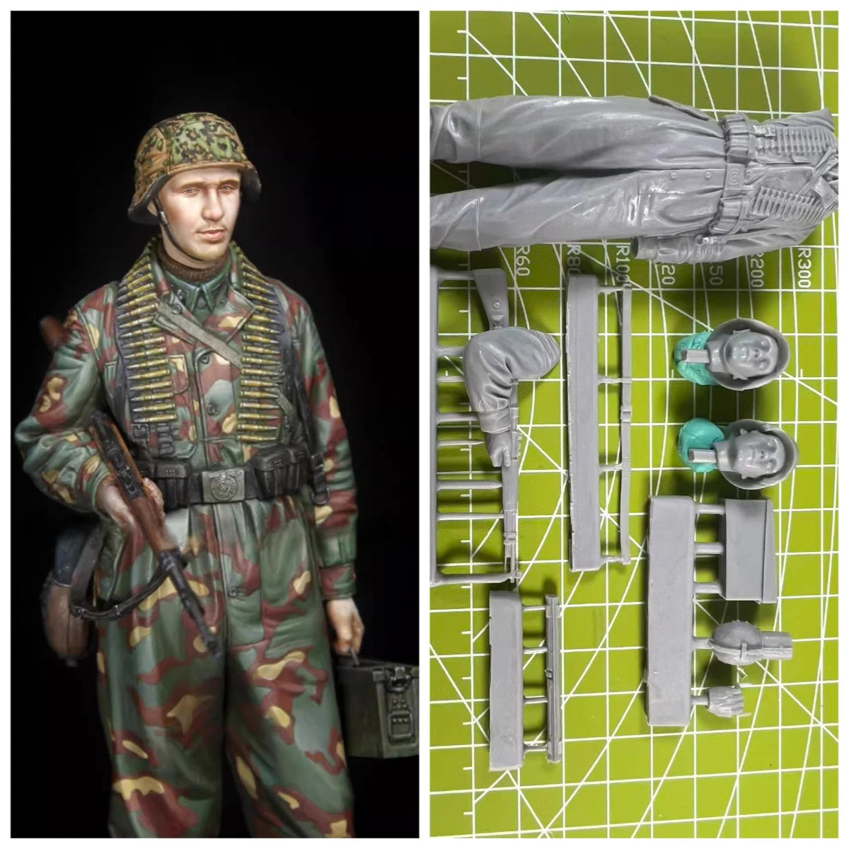 1/16 Casting Resin Model Grey Kit 12th Division Armored Infantry Model Requires Assembly Unpainted