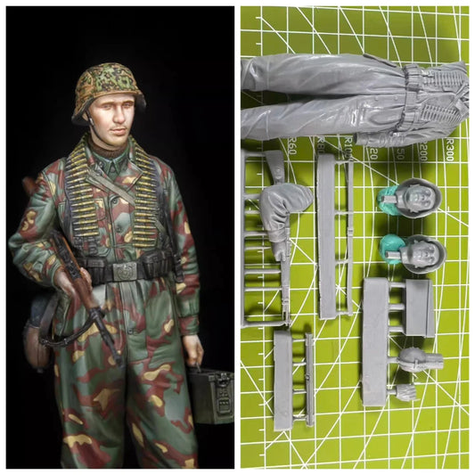 1/16 Casting Resin Model Grey Kit 12th Division Armored Infantry Model Requires Assembly Unpainted