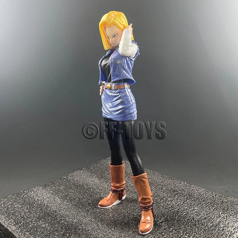 Anime Dragon Ball Z Android 18 Figure Android 18 26cm PVC Action Figurine Collection Model Toys For Children Gifts
