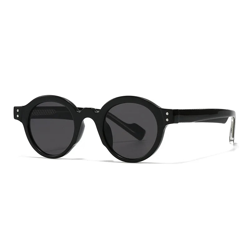 JNPCXI Retro Round Women Sunglasses Shades UV400 Fashion Punk Men Trending Green Yellow Sun Glasses