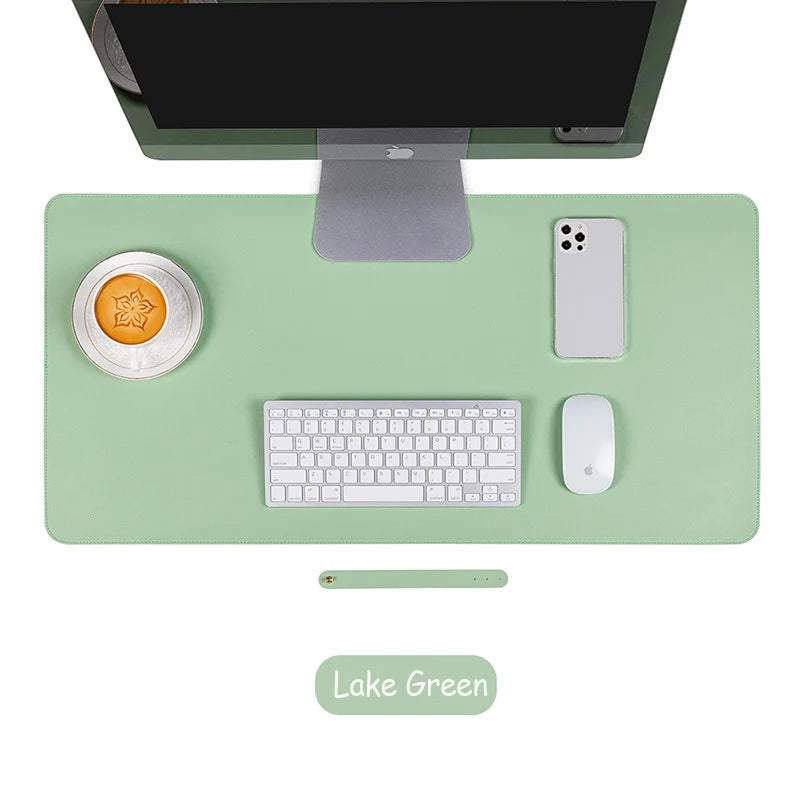 Protector PU Desk Mat Large Size Office Waterproof Mouse Pad XXL Desktop Gaming MousePad Mouse Mat Computer Accessories