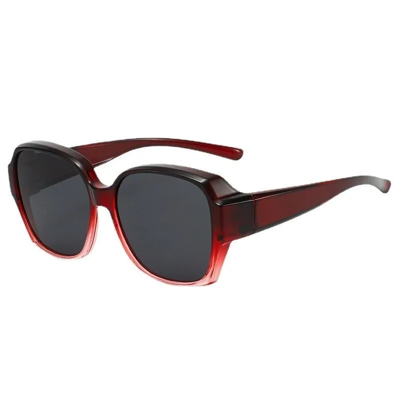 Sunglasses Driving Myopia Mirror Set  Men and Women with The Same Style Myopia Sunglasses