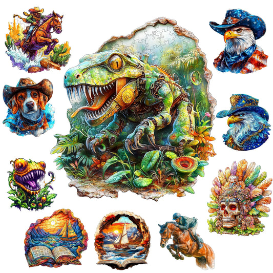 Fantastic World Wooden Jigsaw Puzzle Wooden Home Decor Christmas and Halloween Gift Toy for Teen and Kid