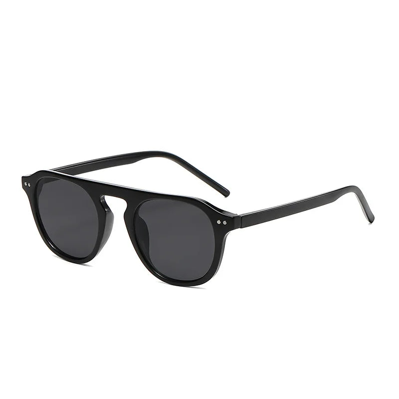 JNPCXI Retro Square Rivets Sunglasses Men Fashion Luxury Shades Trending Women Sun Glasses UV400 Eyewear